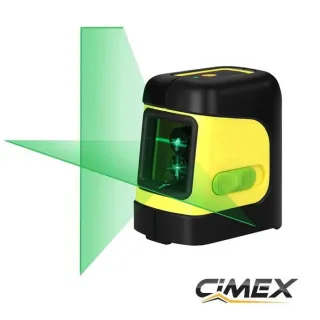 Лазерен нивелир със зелен лъч - кръстосани линии CIMEX SL10MG
