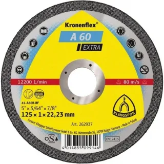 Диск за универсални метали KLINGSPOR A 60 Extra 125x1x22 mm