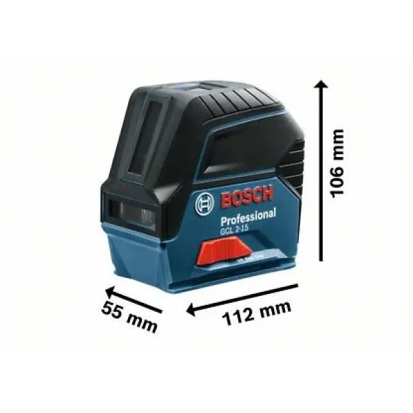 Линеен лазерен нивелир Bosch GCL 2-15 - 15м