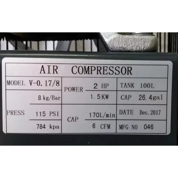 Бутален компресор с ремъчно задвижване Negel 51004 100 л