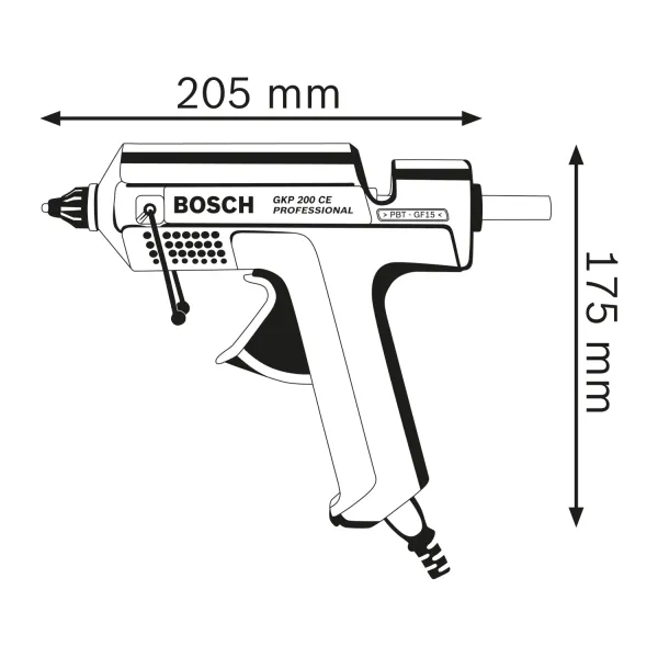 Пистолет за лепене Bosch GKP 200 CE