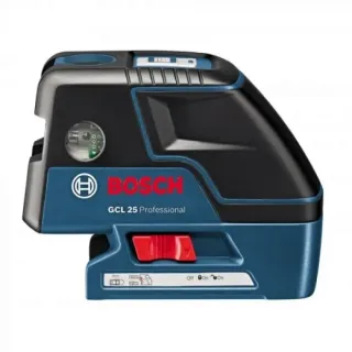 Точков и линеен лазер Bosch GCL 25, 635 nm