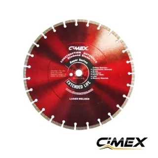 Диамантен диск за строителни материали 400 мм
