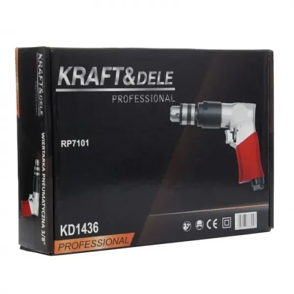 Пневматична бормашина KraftDele KD1436 / 6.3bar
