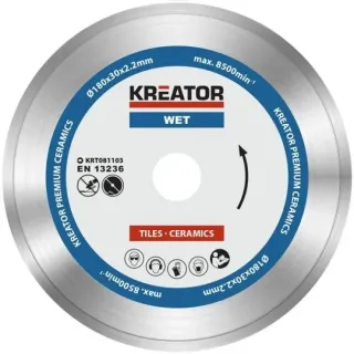 Диамантен диск KREATOR KRT081103/ 180 мм