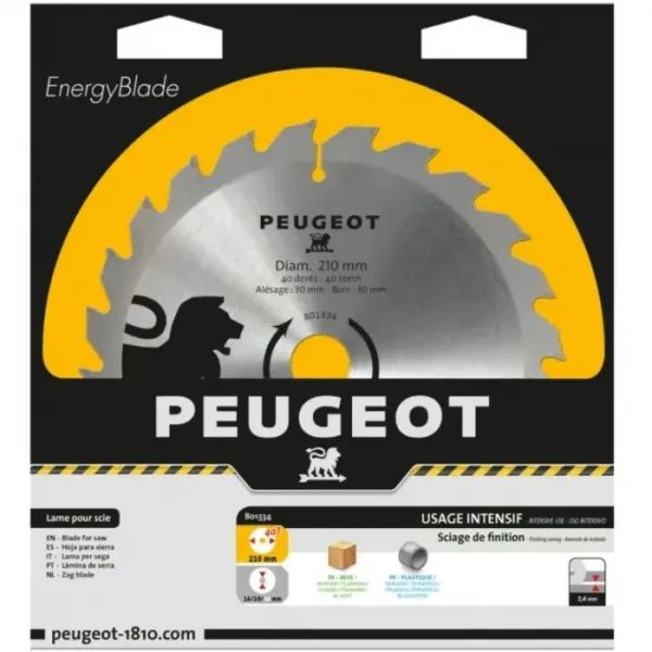 Диск за циркуляр PEUGEOT 801334 / Ø210мм