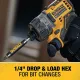 Винтоверт DeWALT акумулаторен 12 V, 2 Ah, 8 Nm, DCF601D2