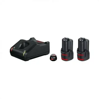 Комплект 2Бр. батерии и зарядно Bosch 12V, GBA 12V 3.0Ah