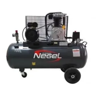 Бутален компресор с ремъчно задвижване Negel 51002 100 л