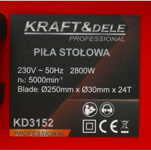 Настолен циркуляр KraftDele KD3152/ 2800W