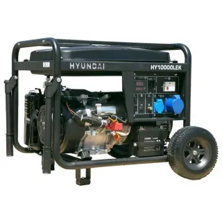Бензинов монофазен генератор Hyundai HY 10000 LEK -  7,8 kW