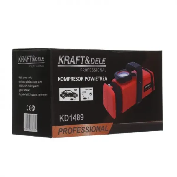 Автомобилен компресор KraftDele KD1489 12 / 230V