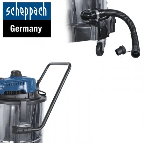 Прахосмукачка за сухо и мокро почистване Scheppach ASP50-ES