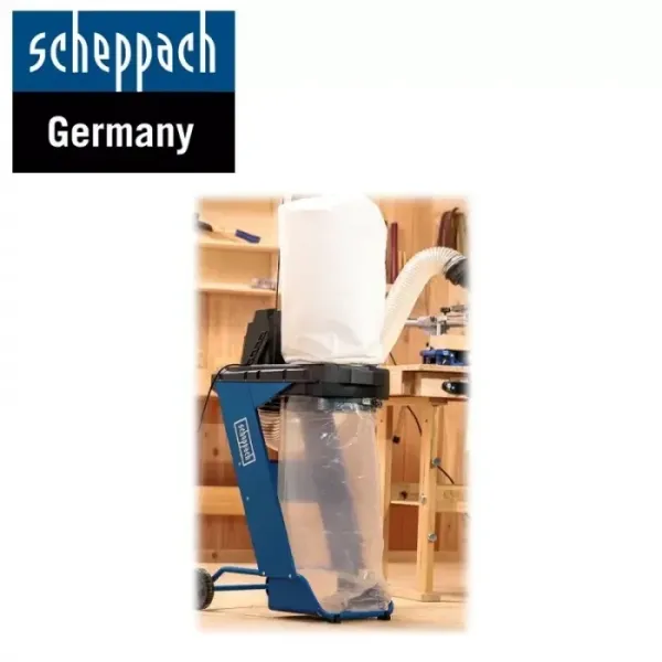 Прахоуловител Scheppach DC500 + 1 торба/ 550 W
