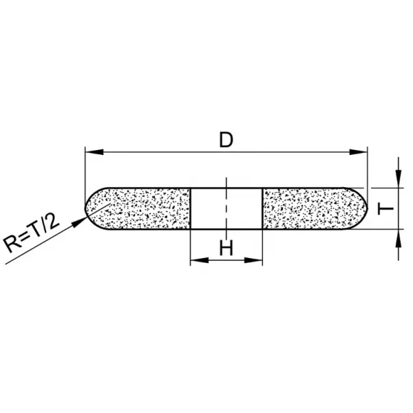 Диск Fervi керамичен за заточване на вериги 100х10х3.2 мм, M160