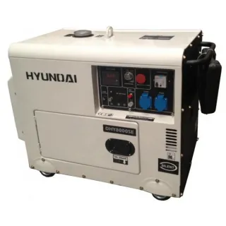 Дизелов монофазен генератор с ел.стартер Hyundai DHY 8500SE
