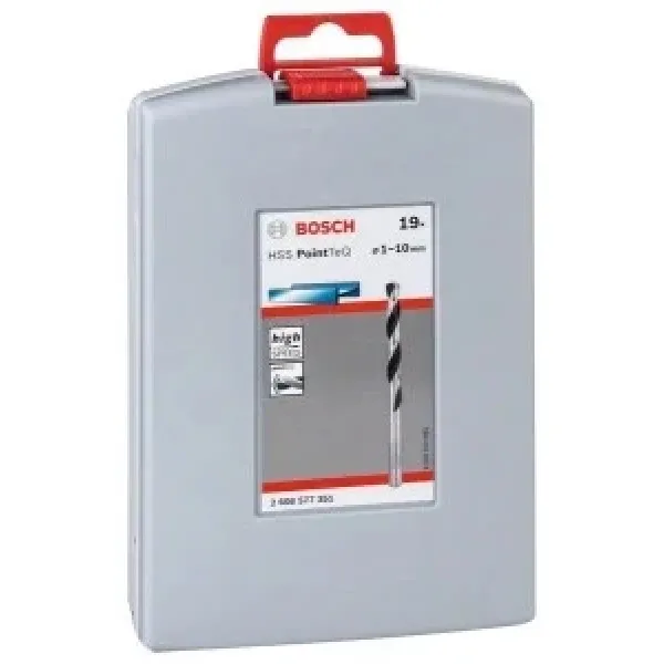 Комплект свредла Bosch HSS PoinTec 19 броя ProBox