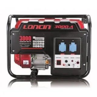 Бензинов генератор за ток LONCIN LC 3000-A/ 5.5 к.с
