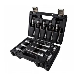 Комплект от 18 бр. ръчни вложки Torx® в пластмасова кутия Beta Tools 923E-TX
