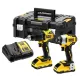 Комплект акумулаторни ударни винтоверти DeWALT DCK2062L2T/ 18V/ 2x3Ah