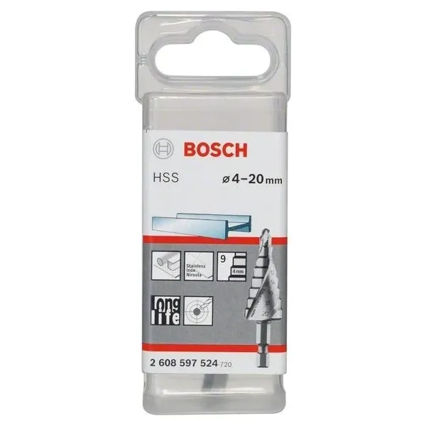 Стъпаловидно свредло HSS на Bosch 4 - 20 mm