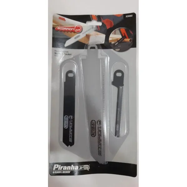 Комплект ножове за електрически трион Black&Decker X29992 3 броя / STA29992