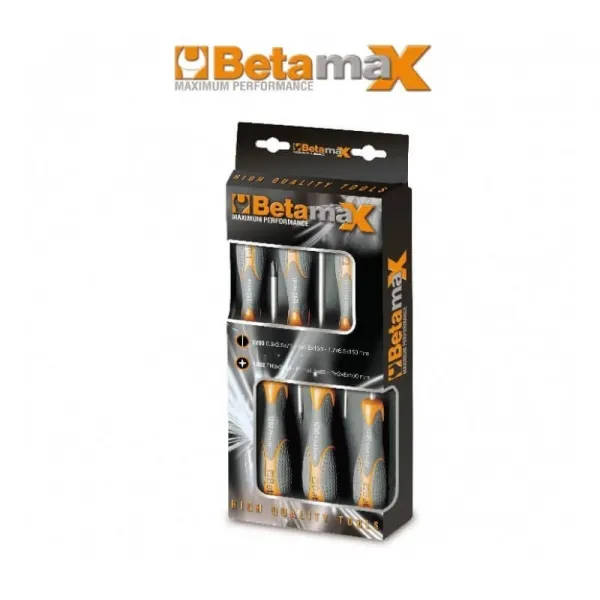 Комплект отвертки 1290 (5 бр) и 1292 (3 бр) BetamaX в представителна опаковка, 1293/D8, Beta Tools