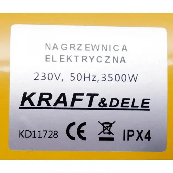 Електрически отоплител Kraftdele KD11728/ 3.5kW