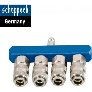 Четириглава бърза връзка Scheppach 7906100725