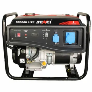 Бензинов монофазен генератор SENCI SC-6000 LITE, 5.5 kW, 25 л 