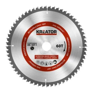 Диск за циркуляр Kreator KRT020504/ Ø210mm