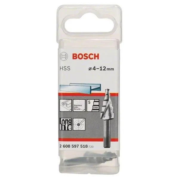 Стъпаловидно свредло HSS на Bosch 4 - 12 mm