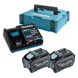 Стартов комплект батерии и зарядно устройство Makita 191V35-5 XGT /40V