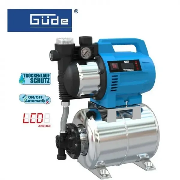 Хидрофор с автоматичен контролер GÜDE HWW 1400.3 VF INOX/ 1.4kW