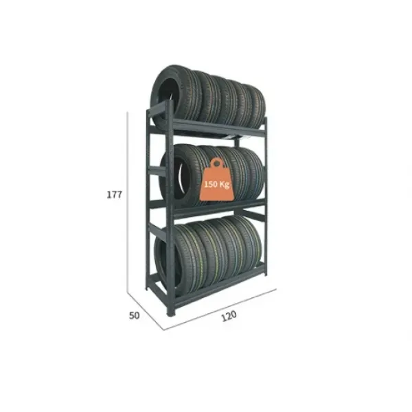 Метален стелаж за гуми SANDK 52322/ 450 кг